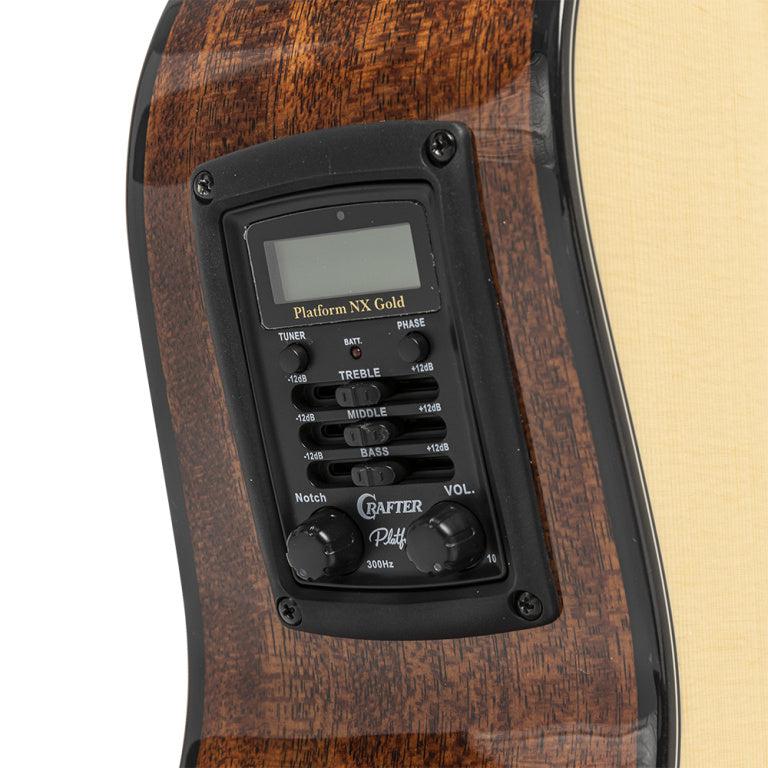 Crafter ABLE T600CE N Orchestra E/A gitarr med massiv gran topp