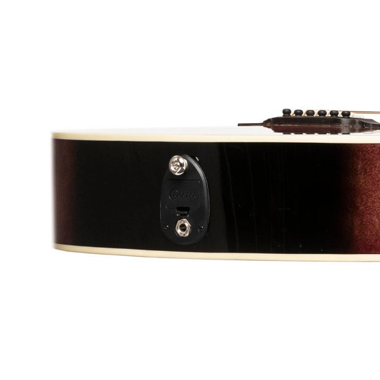 Crafter E/A mini-jumbogitarr, Flamed Maple Violin