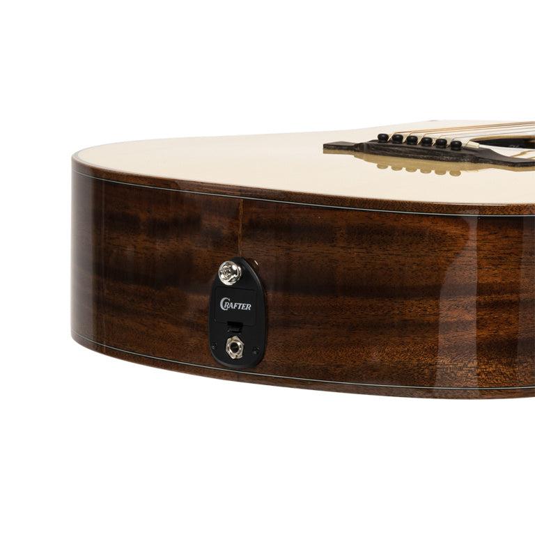 Crafter STG D16CE PRO Dreadnought gitarr med massiv gran topp och DS-2 förförstärkarsystem