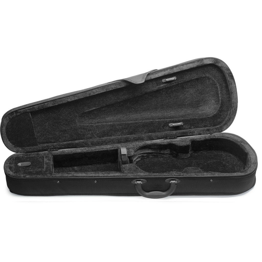 Stagg 4/4 elektrisk fiolset med svart elektrisk fiol, mjukt fodral och hörlurar