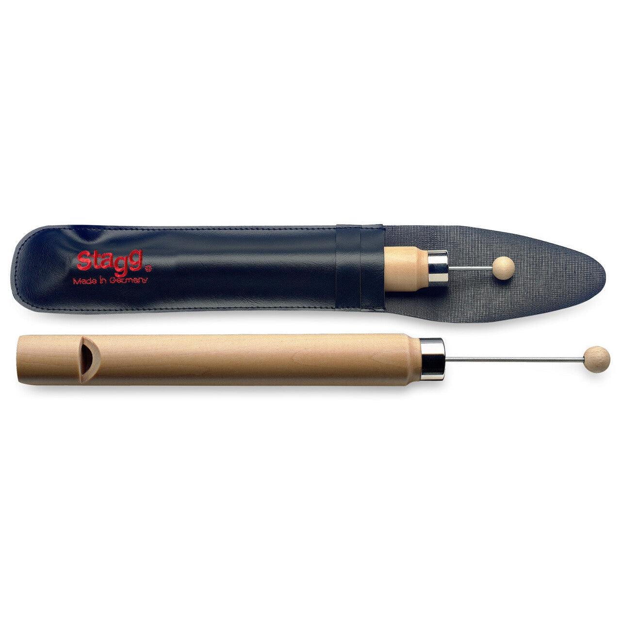 Stagg LOT-LO/WD ahorn trækfløjte med etui