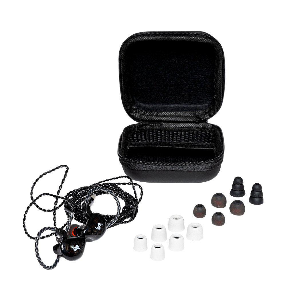 Stagg högupplöst, 2 drivrutiner In-ear-monitorer Transparent