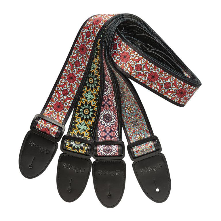 Stagg Terylene Strap Mandala Pink