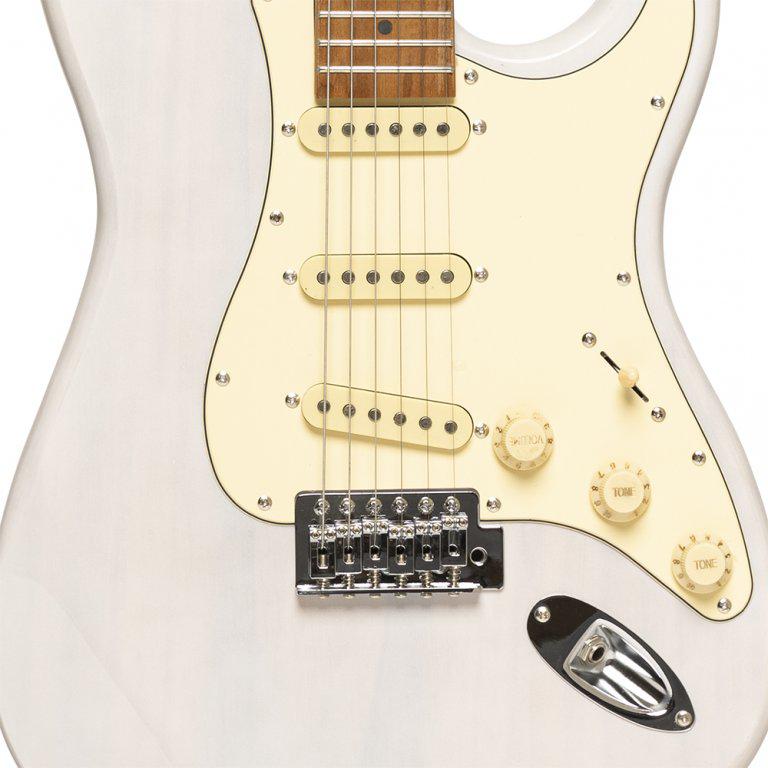 Stagg Vintage SES-55 WHB Elguitar White Blonde