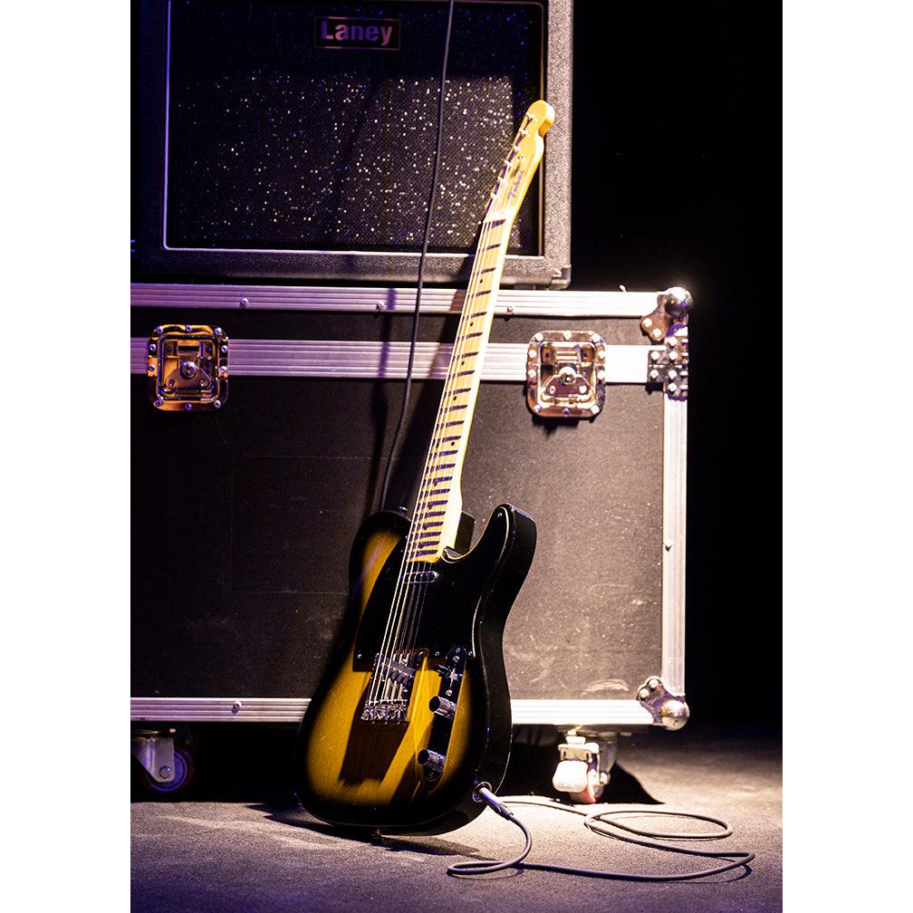 TOKAI TTE118 GS/M Vintage solid body electric guitar, maple fingerboard, Gold Sunburst finish + case