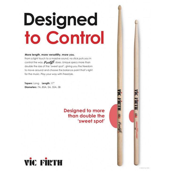 Vic Firth FS5A American Concept Freestyle 5A