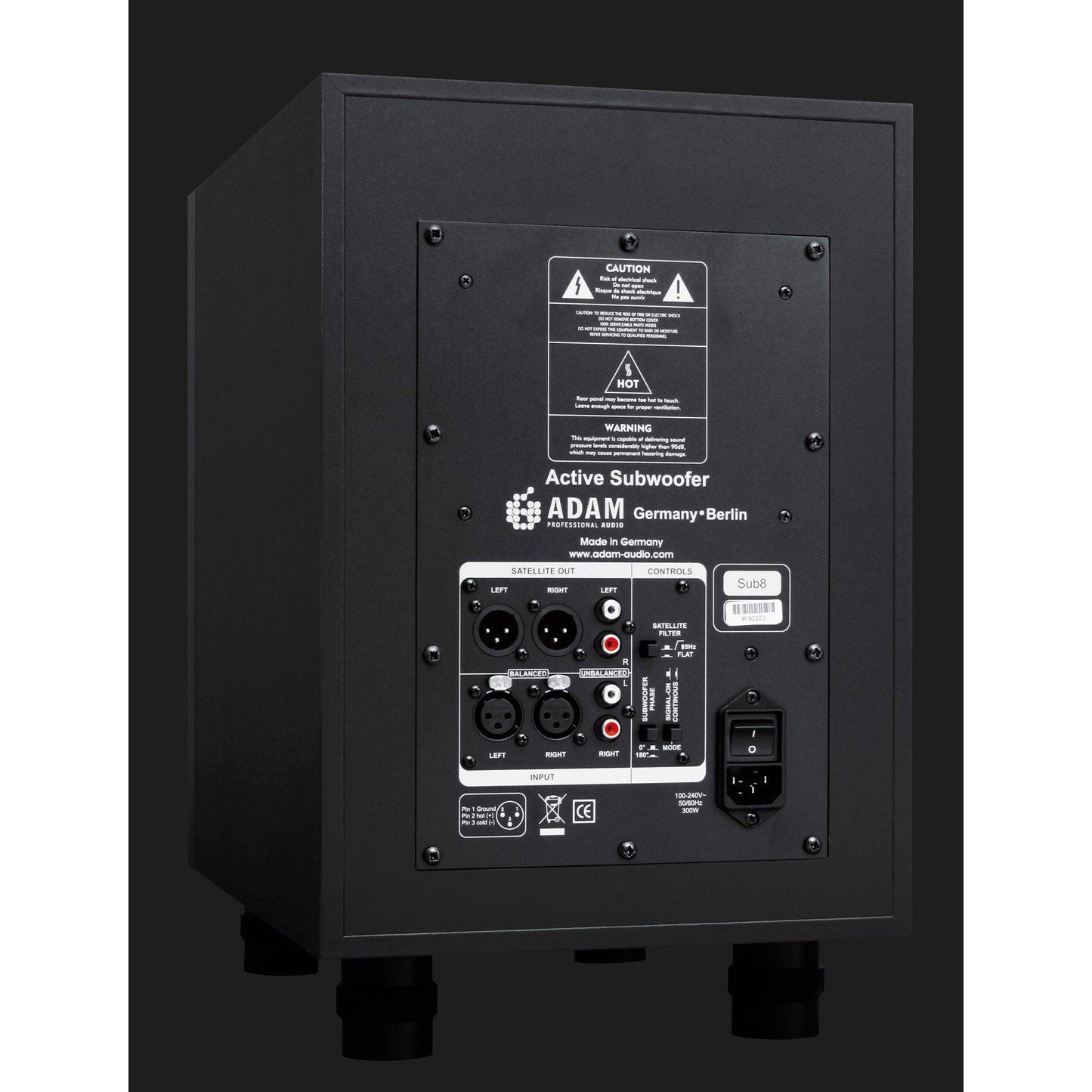 ADAM SUB8 - Aktive Subwoofer 160 W / 1x8,5"