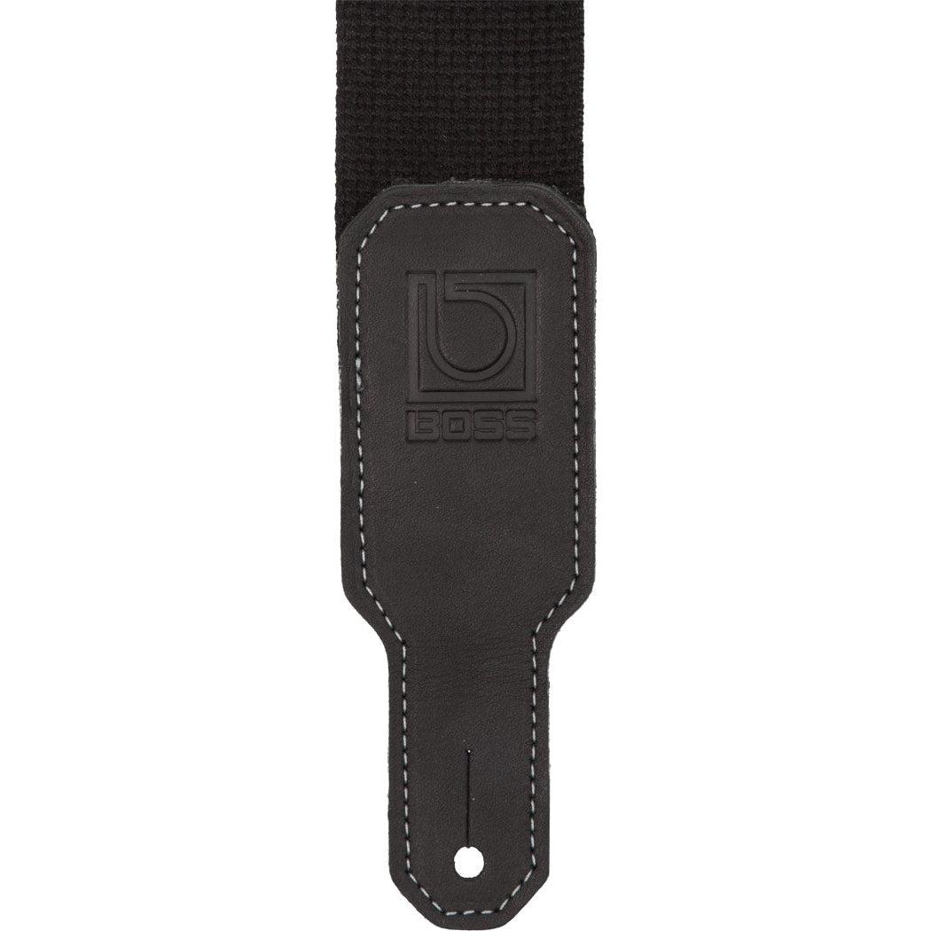 Boss BSC-20-BLK 2" sort bomulds guitarrem