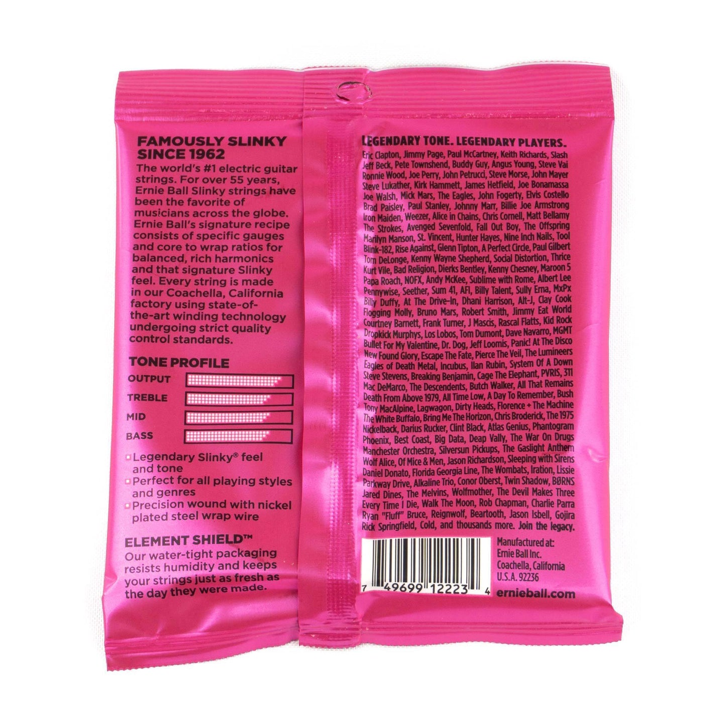 Ernie Ball 2223 Super Slinky Strenge til Elguitar .009 - .042 - BORG SOUND