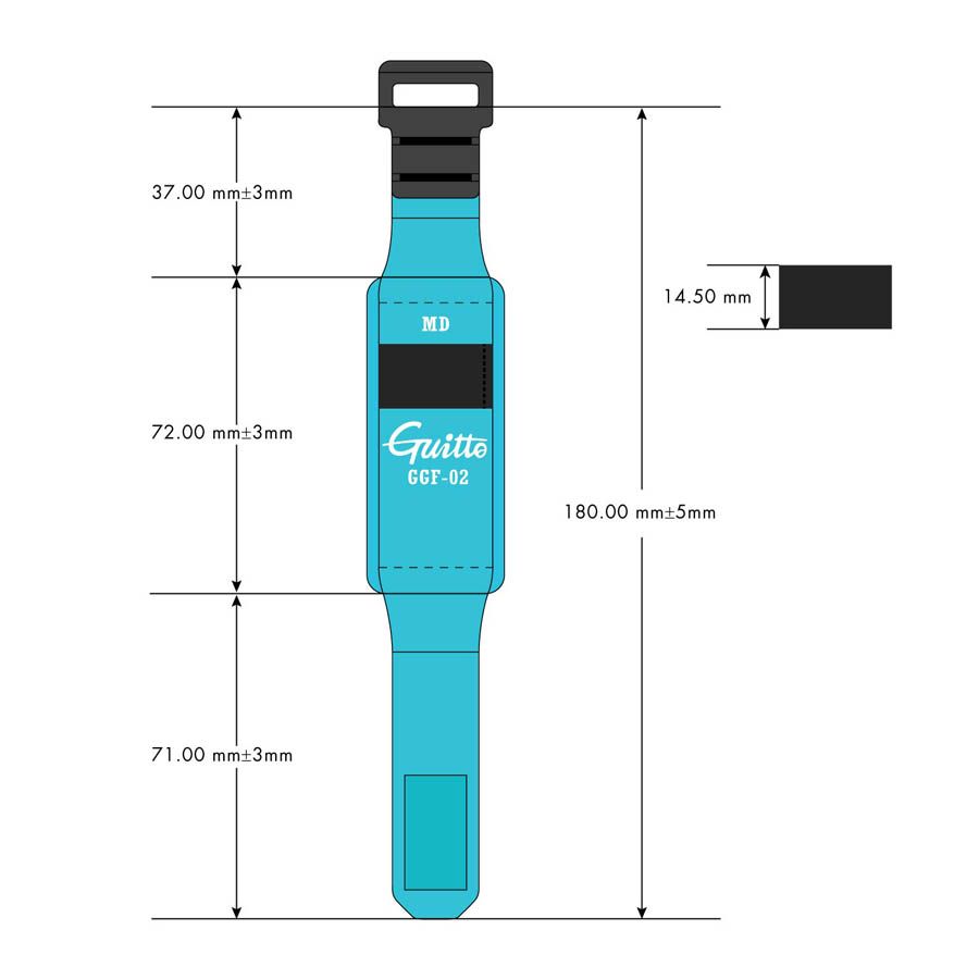 Guitto GGF-02 Fret Wrap Medium string dämpare