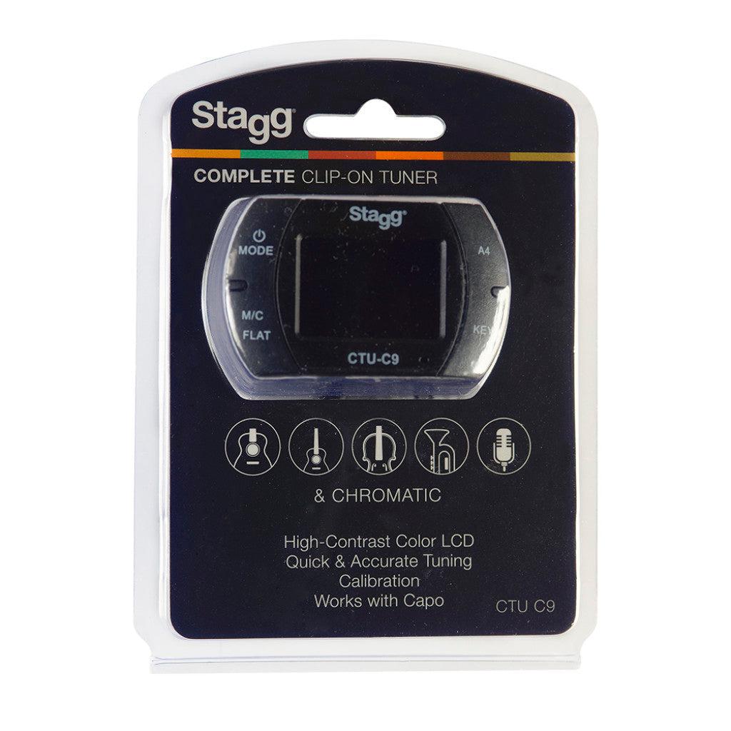 Stagg CTU-C9 Multifunktion Clip-On Tuner med mikrofon