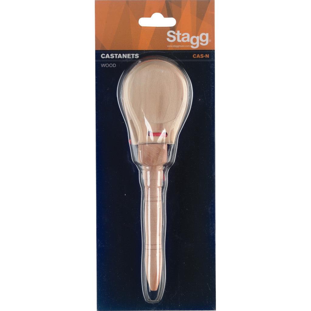 Stagg kastanjetter i trä med handtag