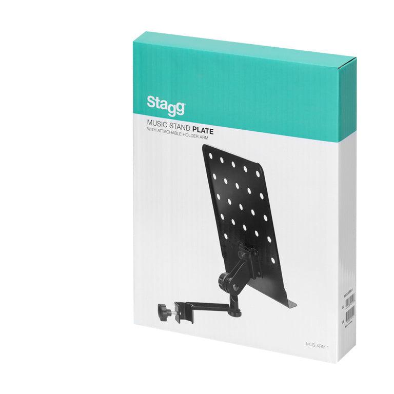 Stagg liten musiktavla med stativ monteringsfäste