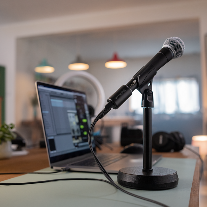 Tilslut nemt din XLR-mikrofon til computeren med Shures nyeste løsning