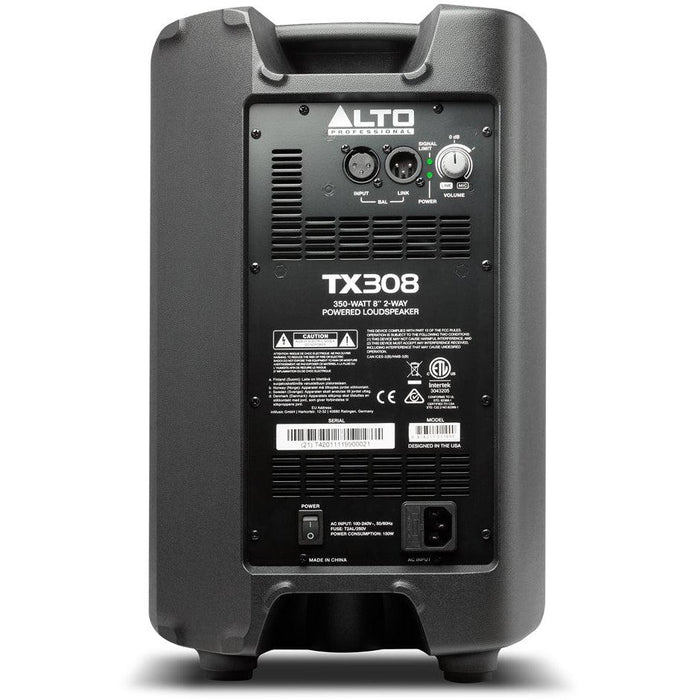 ALTO TX308 350W aktiv PA-högtalare - 8" 