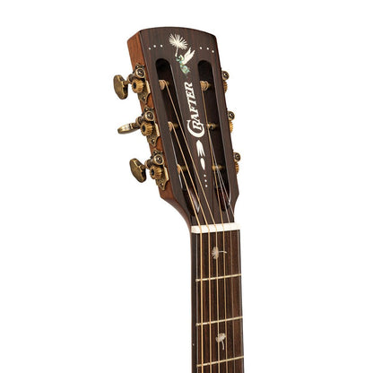 CRAFTER MIND ALK DL DE Dreadnought akustisk-elektrisk guitar med massiv flammeret akacie-top