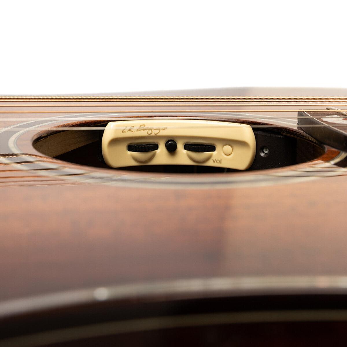 CRAFTER MIND ALK DL DE Dreadnought akustisk-elektrisk guitar med massiv flammeret akacie-top