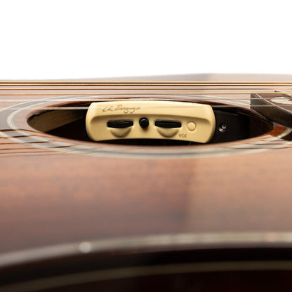 CRAFTER MIND ALK DL DE Dreadnought akustisk-elektrisk guitar med massiv flammeret akacie-top