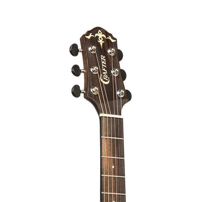 Crafter ABLE D635CE N Dreadnought gitarr med massiv mahogny däck och LR Baggs Element Pick-Up