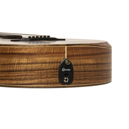 Crafter BIG MINO ALK LH E/A gitarr med solid koa-topp, vänsterhänt