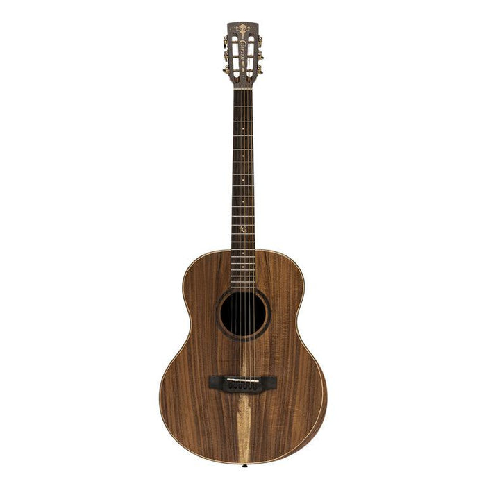 Crafter BIG MINO ALK LH E/A gitarr med solid koa-topp, vänsterhänt
