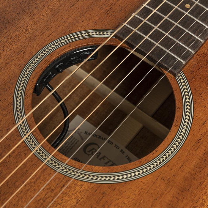 Crafter BIG MINO ALM E/A gitarr med massiv mahogny topp