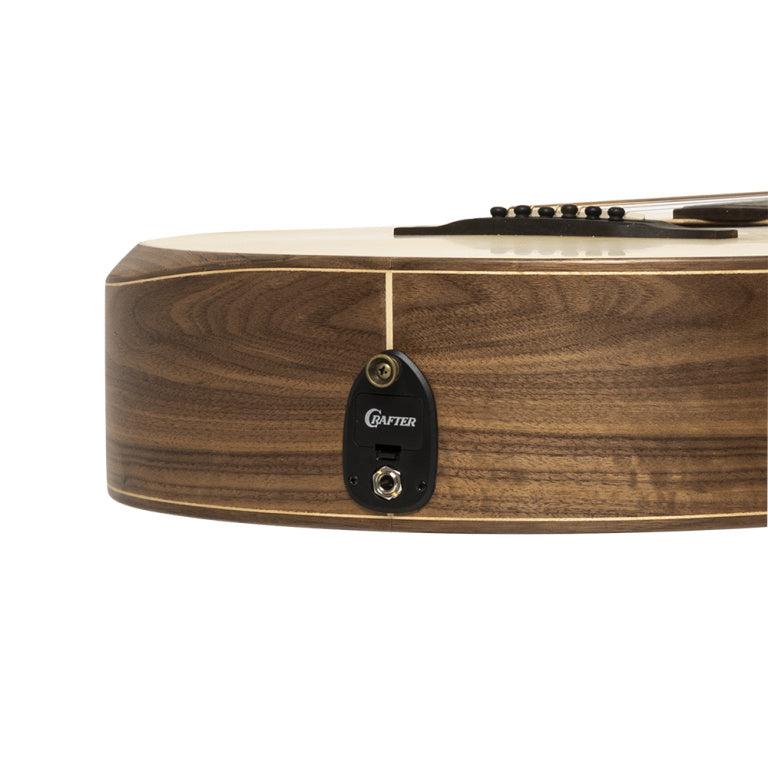 Crafter BIG MINO BK WLN E/A gitarr med massiv gran topp