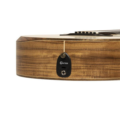 Crafter BIG MINO KOA Akustisk-elektrisk Guitar med Massivt Grantræsdæk
