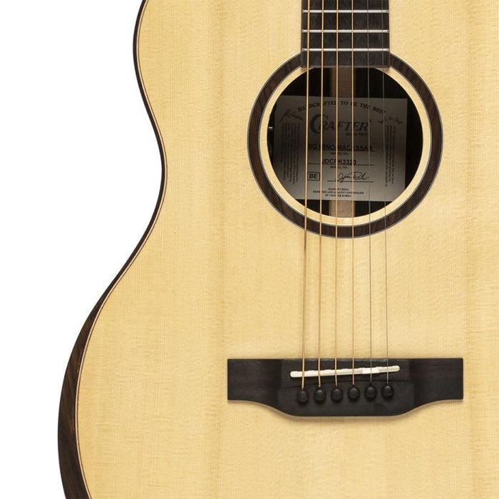 Crafter BIG MINO MACASS E/A gitarr, Solid Spruce