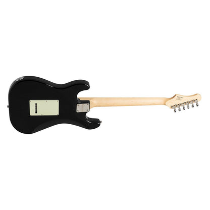 Crafter CHARLOTE SM CB Charlotte Series – Solid Body S Elektrisk Guitar (Cosmic Black Finish)