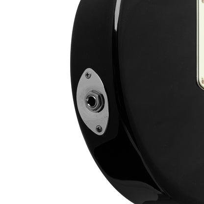 Crafter CHARLOTE SM CB Charlotte Series – Solid Body S Elektrisk Guitar (Cosmic Black Finish)