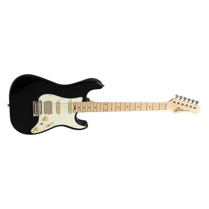 Crafter CHARLOTE SM CB Charlotte Series – Solid Body S Elektrisk Guitar (Cosmic Black Finish)