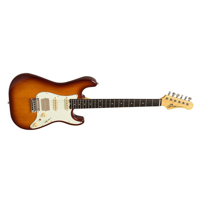 Crafter CHARLOTE SR TS Charlotte Series S-type Elguitar – Solid Body | Tobacco Sunburst + Gigbag