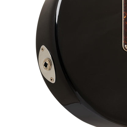 Crafter CREMA SVVSR CB Crema Series S-type Elguitar – Solid Body | Cosmic Black + Gigbag