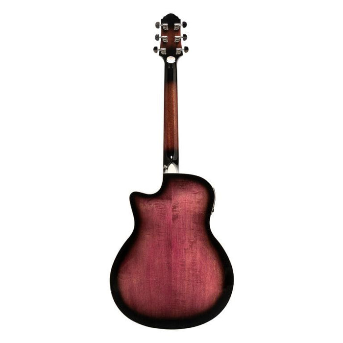 Crafter E/A mini-jumbogitarr, Flamed Maple Violin