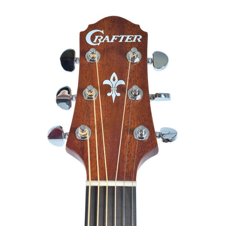 Crafter HT100-BR Silver Series 100 Orchestra Akustisk Guitar – Satin Finish | Brown