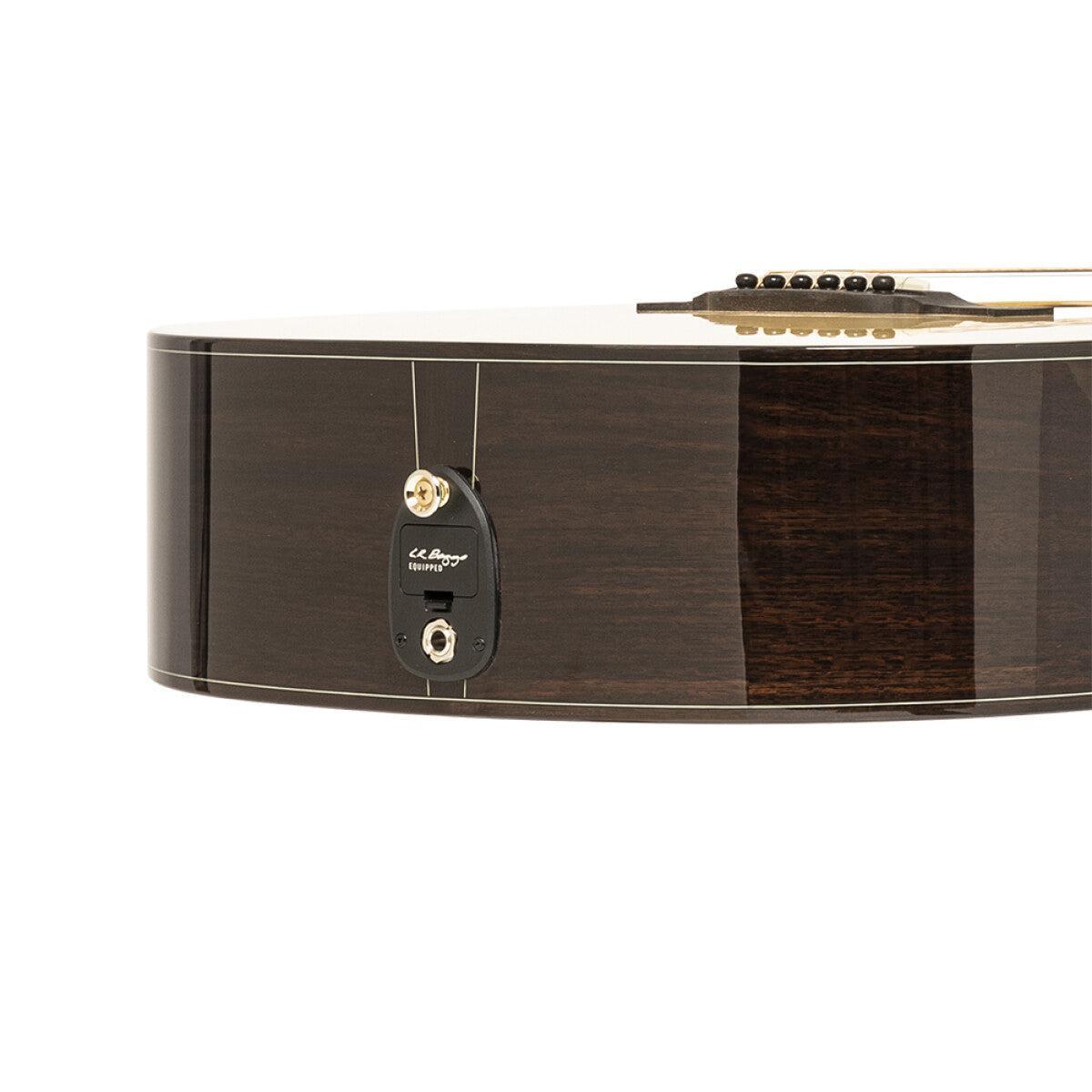 Crafter LX D-1000CE High-End LX1000-serien, dreadnought akustisk-elektrisk gitarr med massiv gran topp