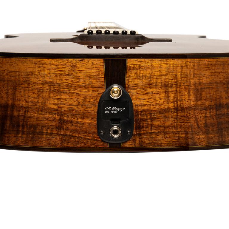Crafter LX G-9000CE High-end Grand Auditorium-gitarr med solid koa-däck och LR Baggs Anthem Pick-Up