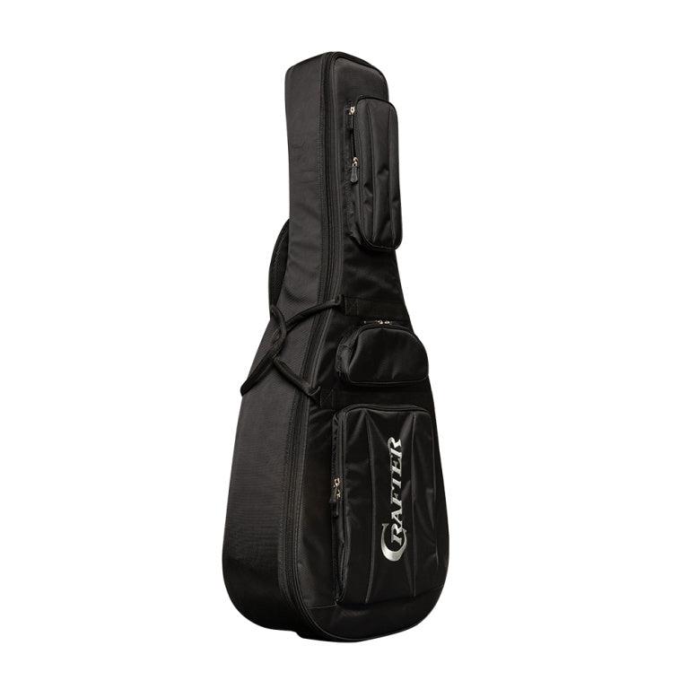 Crafter LX G-9000CE High-end Grand Auditorium-gitarr med solid koa-däck och LR Baggs Anthem Pick-Up