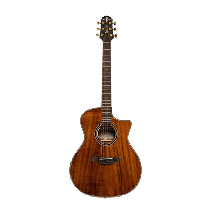Crafter LX G-9000CE High-end Grand Auditorium-gitarr med solid koa-däck och LR Baggs Anthem Pick-Up
