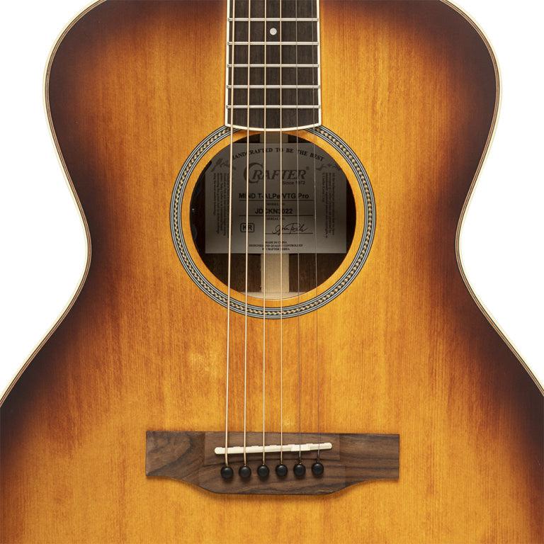 Crafter MIND T-ALPE VTG Orchestra E/A guitar med massiv gran dæk