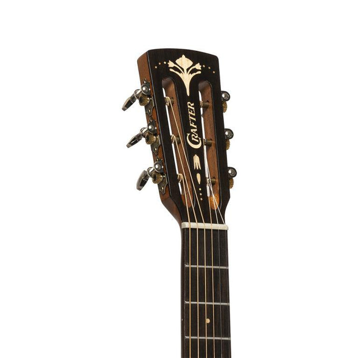 Crafter MINO MACASS E/A gitarr med massiv gran topp