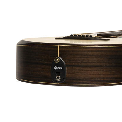 Crafter MINO ROSE elektrisk Guitar med Massiv Engelmann Gran