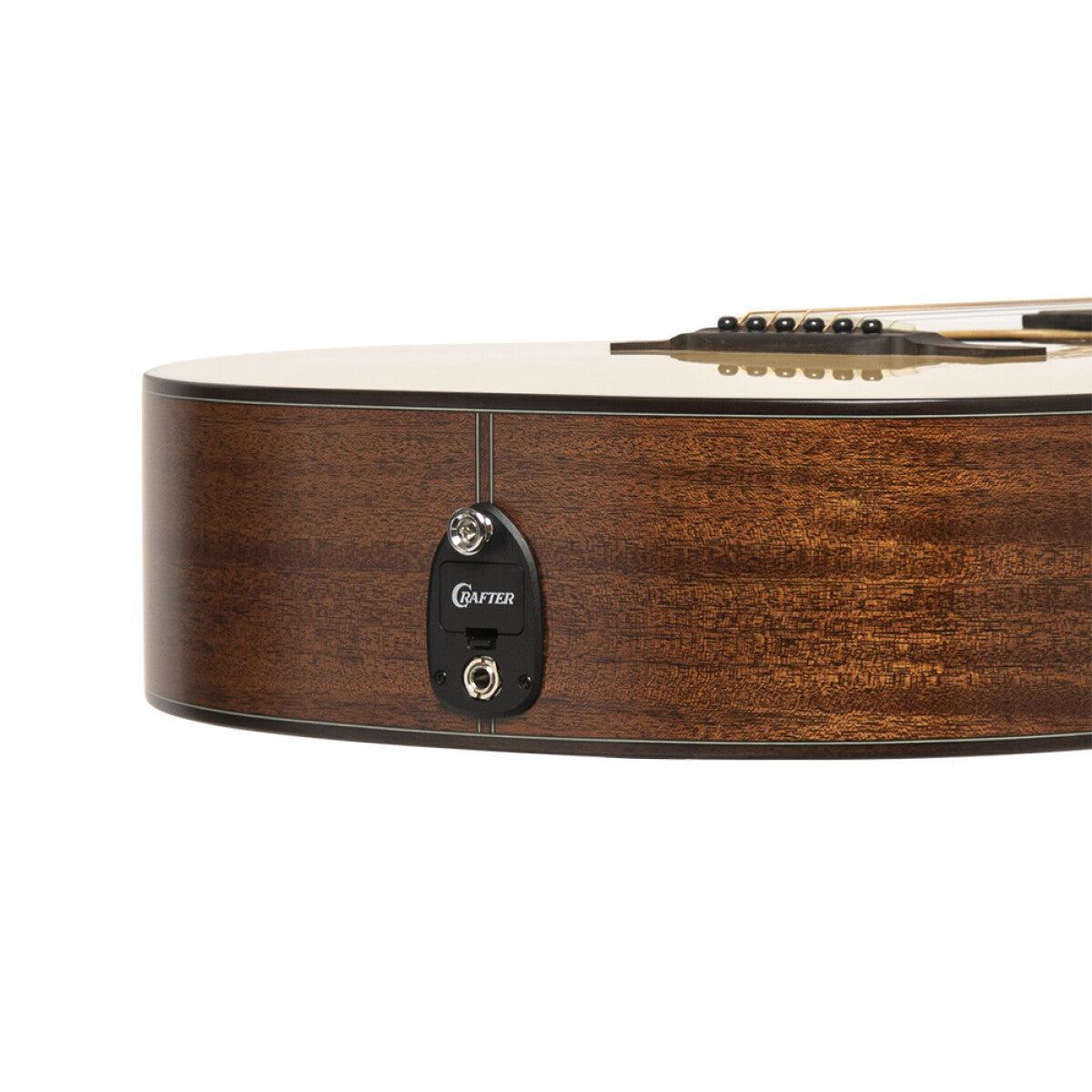 Crafter PK G-MAHO CE Jubileumsserie, mahogny grand auditorium akustisk-elektrisk gitarr med massiv gran topp