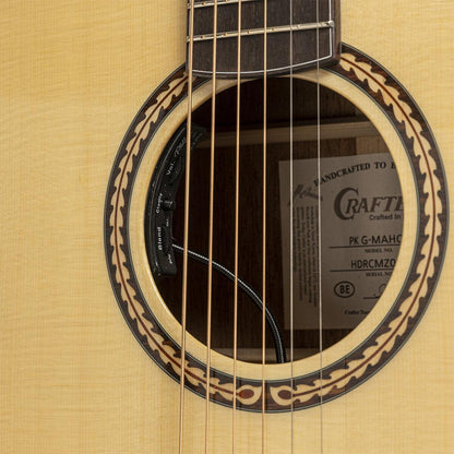 Crafter PK G-MAHO CE Jubileumsserie, mahogny grand auditorium akustisk-elektrisk gitarr med massiv gran topp