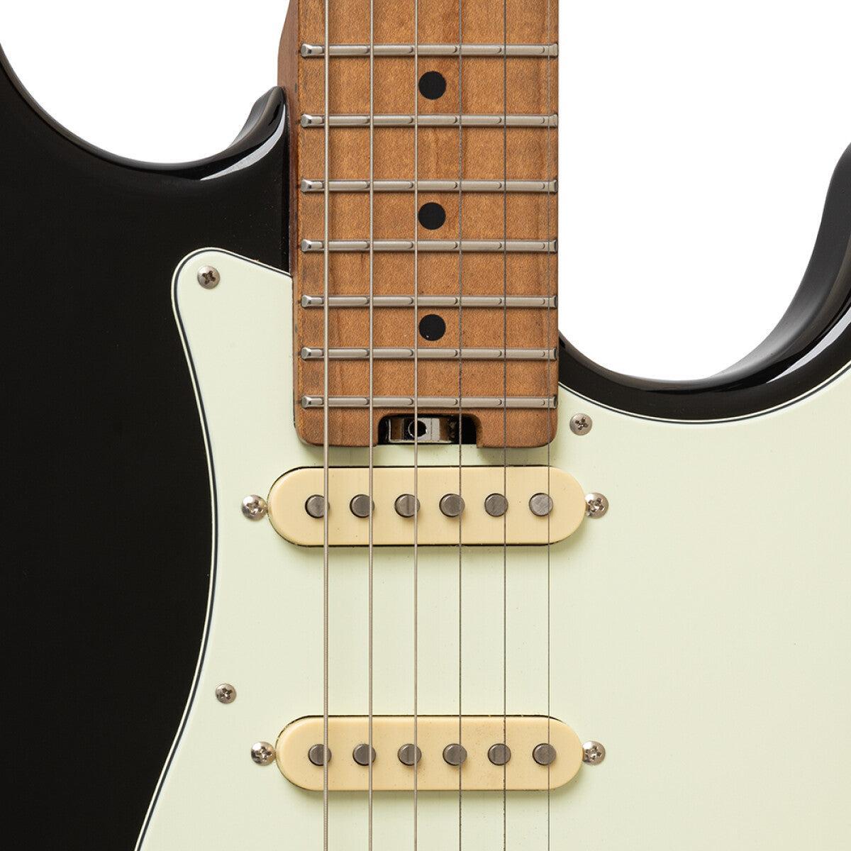 Crafter SEOUL SVVSM CB Modern Seoul Series Elguitar – Solid Body | Cosmic Black Finish + Gigbag