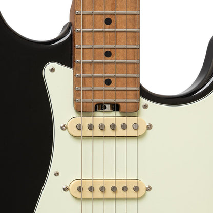 Crafter SEOUL SVVSM CB Modern Seoul Series Elguitar – Solid Body | Cosmic Black Finish + Gigbag