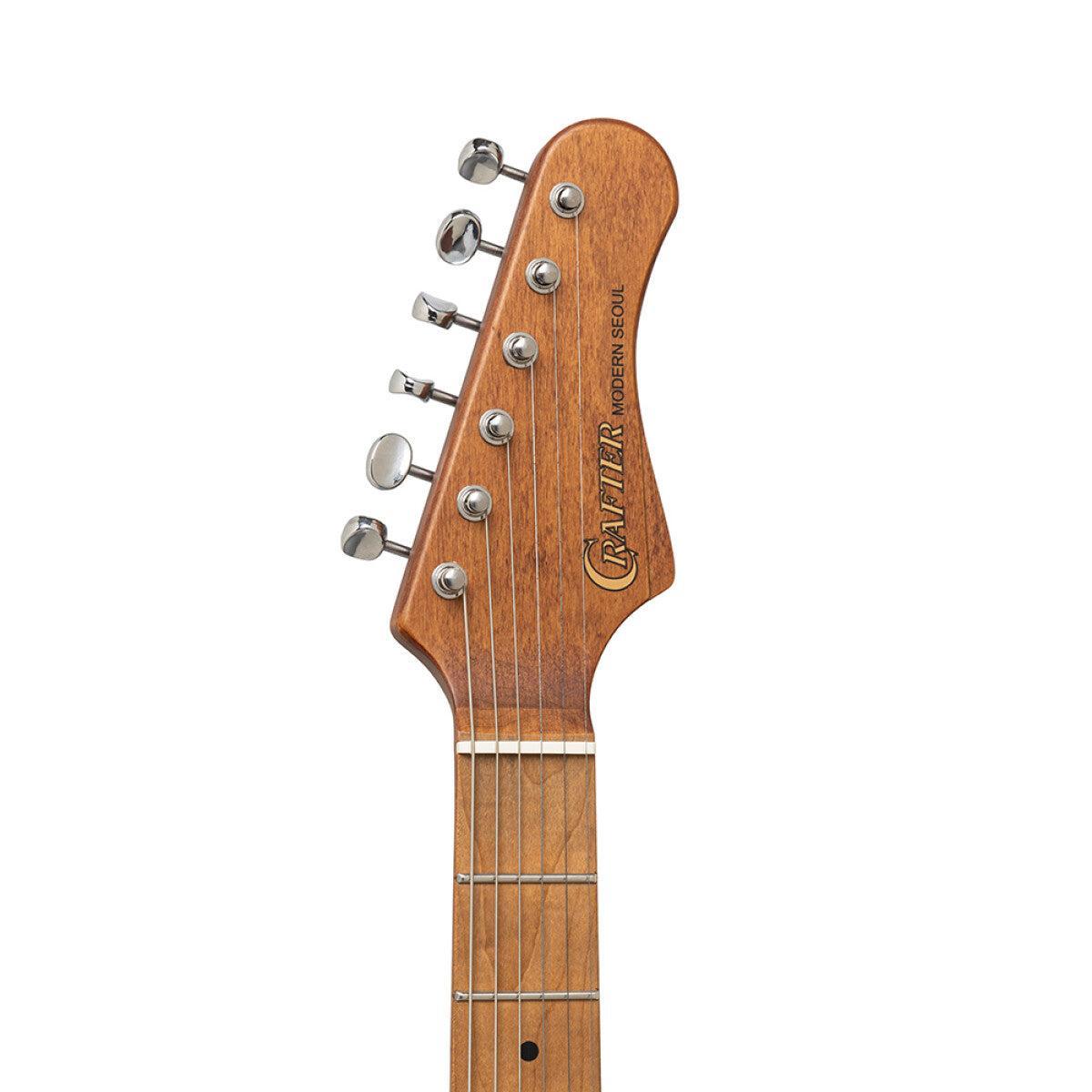 Crafter SEOUL SVVSM CB Modern Seoul Series Elguitar – Solid Body | Cosmic Black Finish + Gigbag