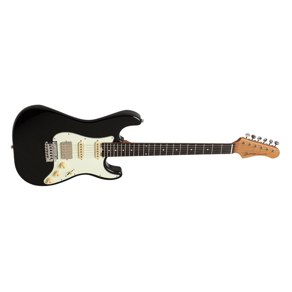 Crafter SEOUL SVVSR CB Modern Seoul Series Elguitar – Solid Body | Cosmic Black Finish + Gigbag