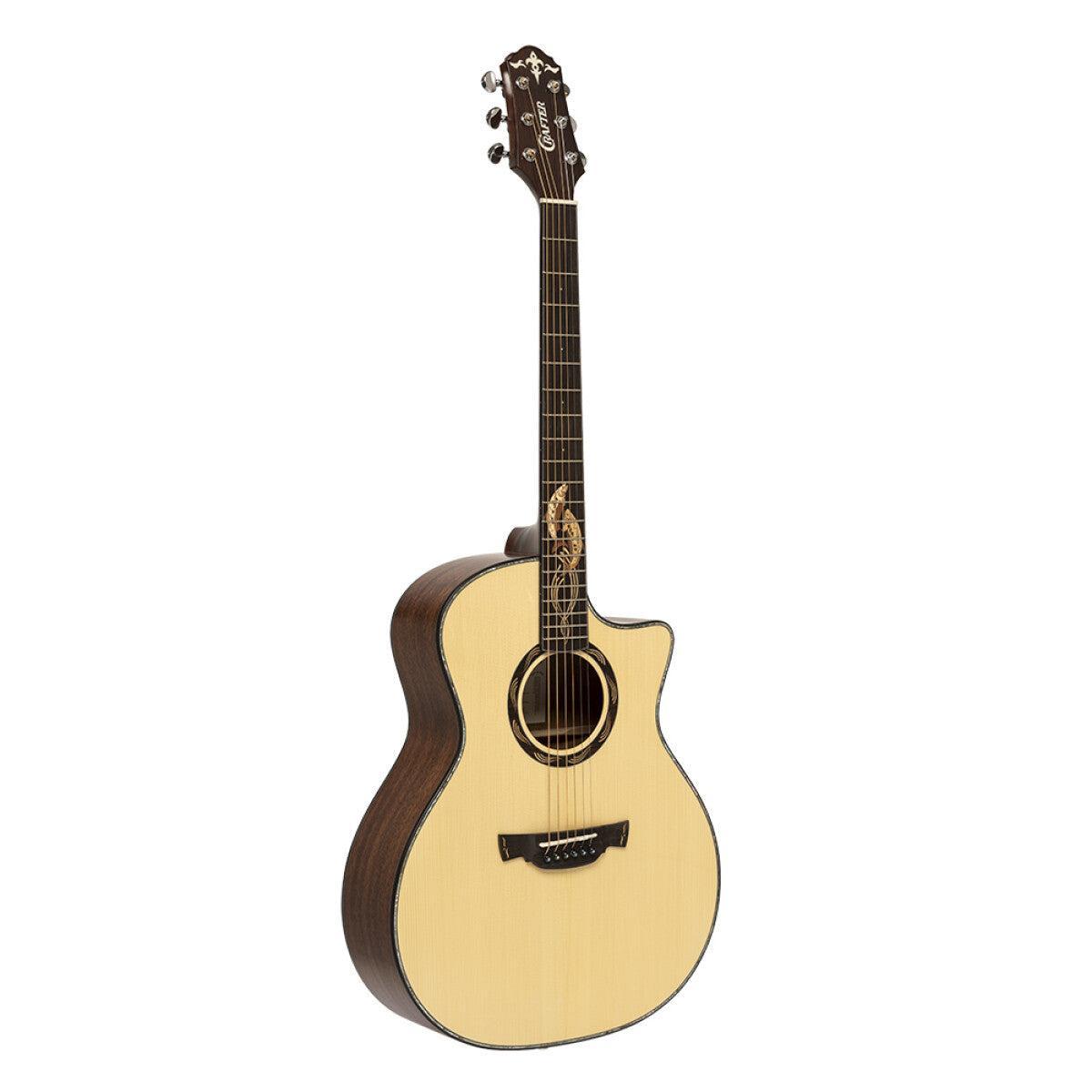 Crafter SM G-MAHO CE Anniversary series, mahogany grand auditorium acoustic-electric guitar with solid spruce top
